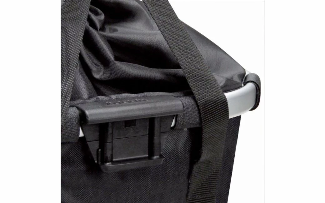 Panier Textile Klickfix Bikebasket Noir 15 L - 2021 2 Panier Textile Klickfix Bikebasket Noir 15 L - 2021 – Image 2