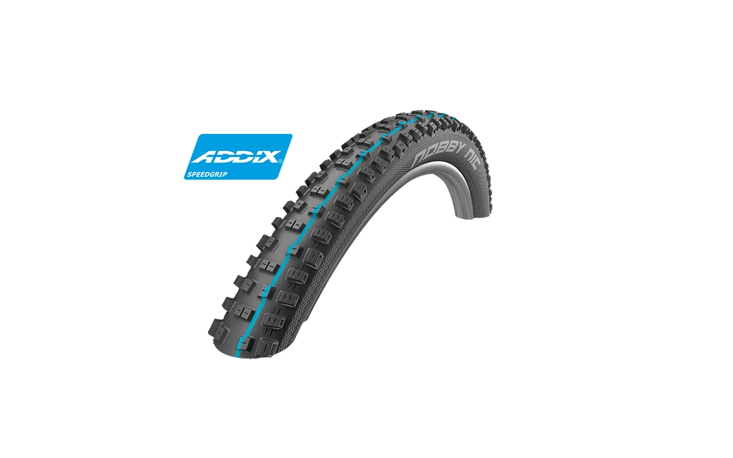 Pneu VTT Schwalbe Nobby Nic SnakeSkin Apex E-25 Addix SpeedGrip 27.5 Tubeless Easy 1 Pneu VTT Schwalbe Nobby Nic SnakeSkin Apex E-25 Addix SpeedGrip 27.5 Tubeless Easy