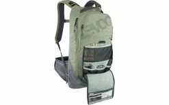 Sac à Dos Evoc Protector Trail Pro 10 Vert Olive - 2021 -Pas Cher Vélo Vtt Magasin sac a dos protector evoc trail pro 10 vert olive 2021 3