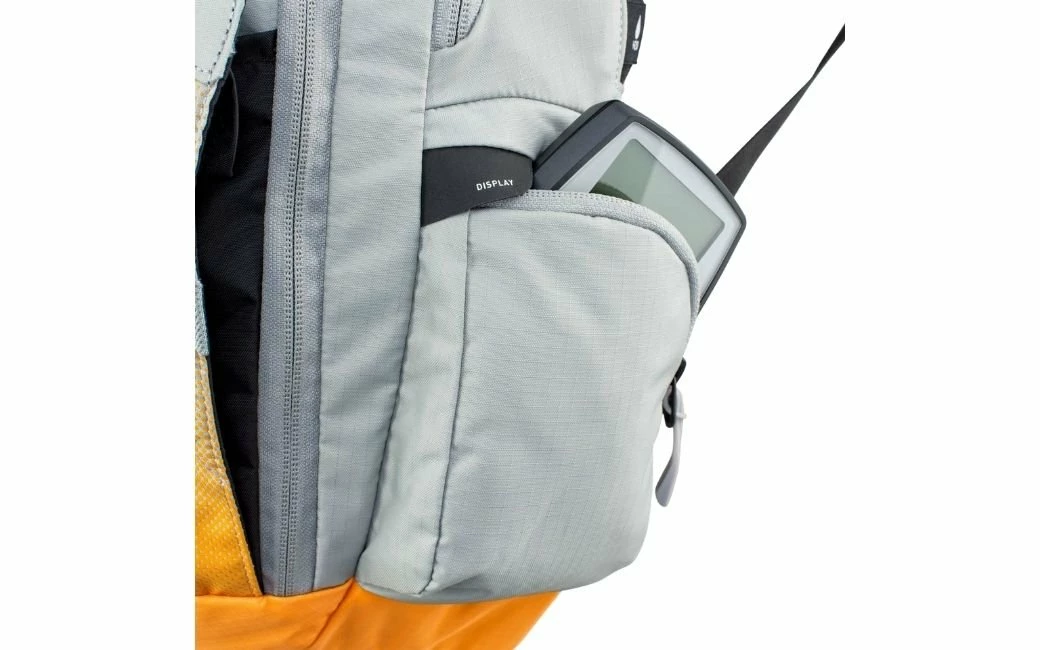 Sac EVOC FR Enduro E-Ride 16 Poche Baddder 2L Gris/Orange 2 Sac EVOC FR Enduro E-Ride 16 Poche Baddder 2L Gris/Orange – Image 2