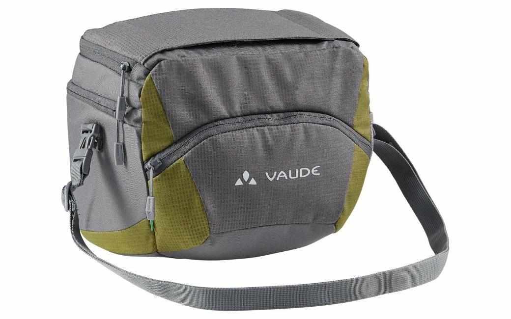 Sacoche De Guidon Vaude Ontour Box (KlickFix) Gris/Vert - L 1 Sacoche De Guidon Vaude Ontour Box (KlickFix) Gris/Vert - L