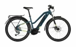 Vélo électrique Haibike SDuro Trekking 5 Femme Bleu - 2021