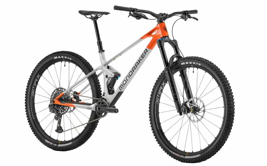 VTT MONDRAKER Raze Carbon R Gris/Orange - 2023 2 VTT MONDRAKER Raze Carbon R Gris/Orange - 2023 – Image 2