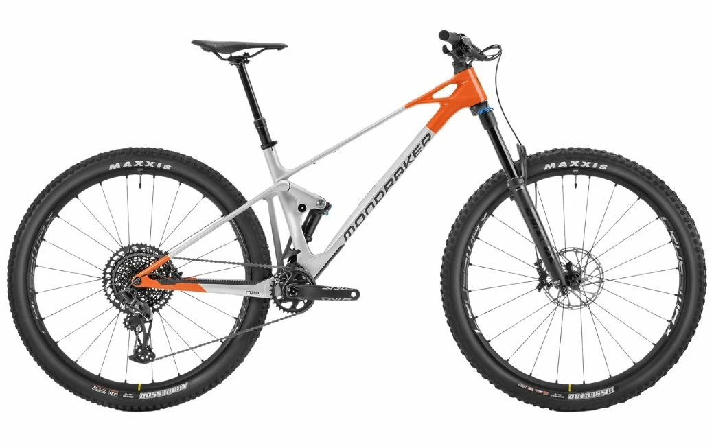 VTT MONDRAKER Raze Carbon R Gris/Orange - 2023 1 VTT MONDRAKER Raze Carbon R Gris/Orange - 2023